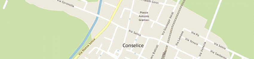 Mappa della impresa steve video music di manenti luisa a CONSELICE
