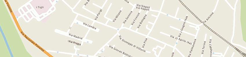 Mappa della impresa basili dino a ARGENTA