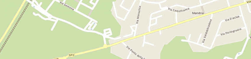 Mappa della impresa pengo giancarlo a PADOVA