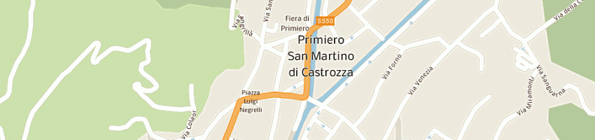 Mappa della impresa biblioteca intercomunale di primiero a FIERA DI PRIMIERO