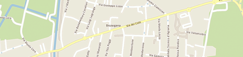 Mappa della impresa tipografia pieragnolo guido a PADOVA