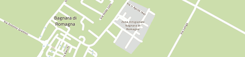 Mappa della impresa studio tecnico muzzi cristian a BAGNARA DI ROMAGNA