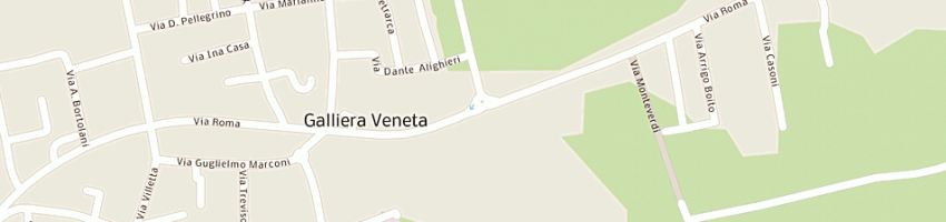 Mappa della impresa l'incontro cooperativa sociale scarl a GALLIERA VENETA