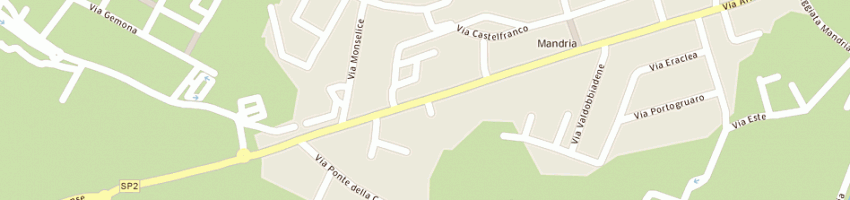 Mappa della impresa ruggero augusto a PADOVA