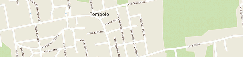 Mappa della impresa bizzotto pompeo luigi a TOMBOLO