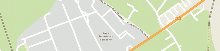 Mappa della impresa severi (snc) a AREZZO