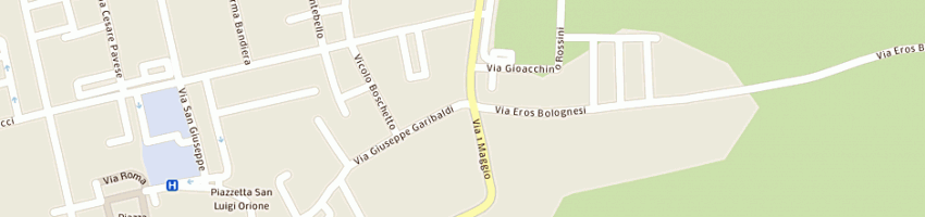 Mappa della impresa fabbri saverio e c sas a COPPARO