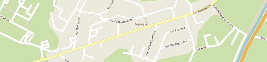 Mappa della impresa lorenzi sas di lorenzi pasquale e c a PADOVA