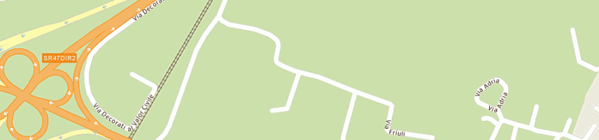 Mappa della impresa cipasd centro ippico padovano associazione sportiva dilettantist a PADOVA