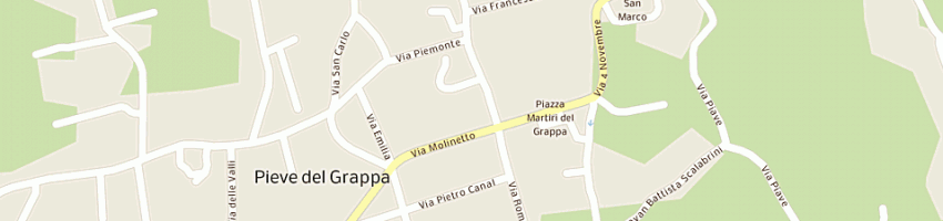 Mappa della impresa interfood (srl) a CRESPANO DEL GRAPPA