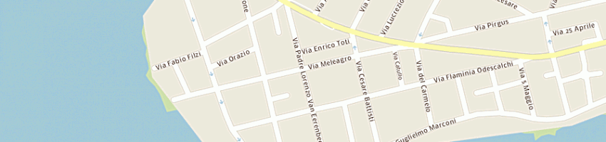 Mappa della impresa progena srl a SANTA MARINELLA