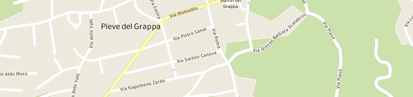Mappa della impresa erboristeria naturalmente di momoli gianfranco e c (snc) a CRESPANO DEL GRAPPA