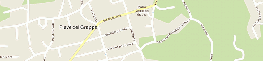 Mappa della impresa studio legale bastianon avv e partele avv f elisabetta a CRESPANO DEL GRAPPA