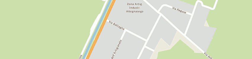 Mappa della impresa autocarrozzeria adriatica snc di cesaro renzo e c a ALBIGNASEGO