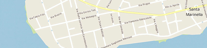 Mappa della impresa istituto climatico santo volto a SANTA MARINELLA