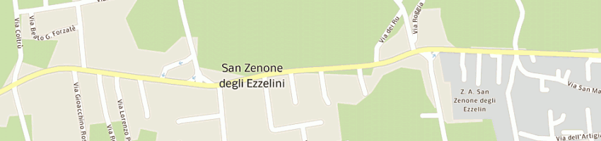 Mappa della impresa poste italiane spa a SAN ZENONE DEGLI EZZELINI
