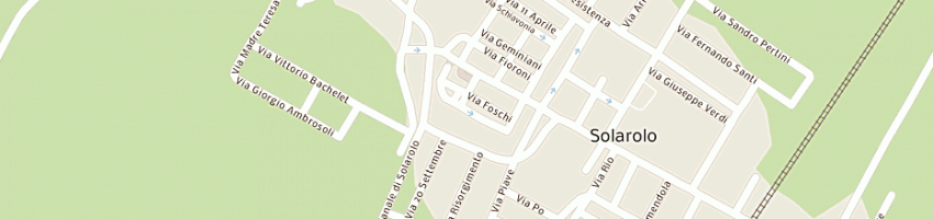 Mappa della impresa laboratorio tvc 2000 di govannini giovanni a SOLAROLO