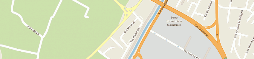Mappa della impresa bianzale manuel a PADOVA