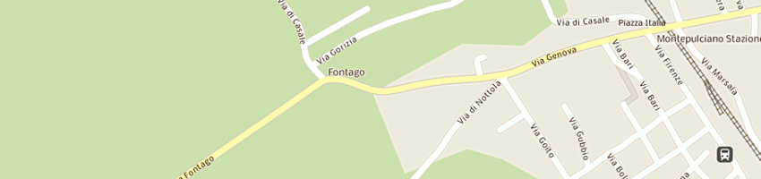 Mappa della impresa scaccini casamercato sas a MONTEPULCIANO