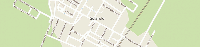 Mappa della impresa onoranze funebri faentine srl a SOLAROLO