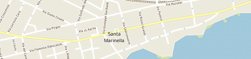 Mappa della impresa partito della rifondazione comunista fedne di civitavecchia a SANTA MARINELLA