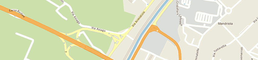 Mappa della impresa padan service di mara dainese e c sas a PADOVA