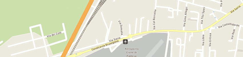 Mappa della impresa dolfini paola a PADOVA