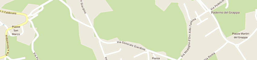 Mappa della impresa bortolazzo sebastiano a CRESPANO DEL GRAPPA