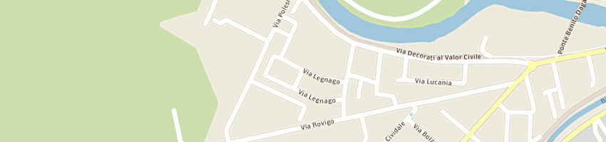 Mappa della impresa rizzi gianni a PADOVA