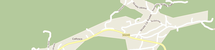 Mappa della impresa hotel jã„gerhof a CORVARA IN BADIA