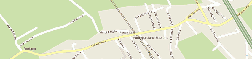 Mappa della impresa toscana servizi agrozootecnici srl a MONTEPULCIANO