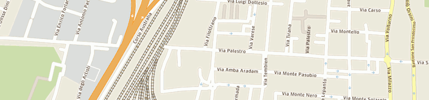 Mappa della impresa punto auto due snc di baldon antonio e tasca michele a PADOVA