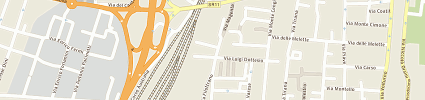 Mappa della impresa magenta centro medico fisioterapico srl a PADOVA