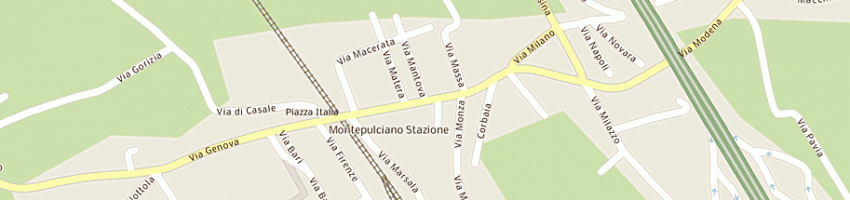 Mappa della impresa consorzio agrario provinciale di siena a MONTEPULCIANO
