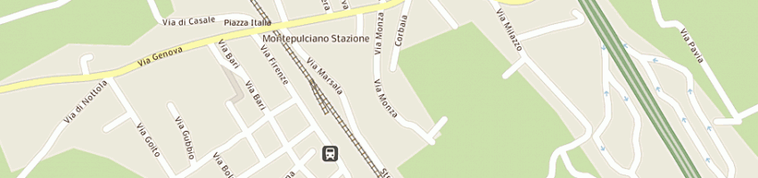 Mappa della impresa infissi 2000 di zurli franco e c a MONTEPULCIANO