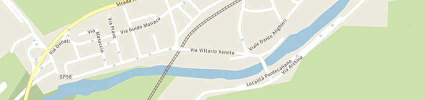 Mappa della impresa hot bar di d'oriano e buonomo snc a AREZZO