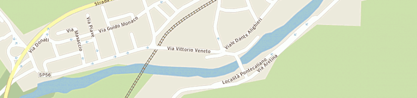 Mappa della impresa natura snc a AREZZO