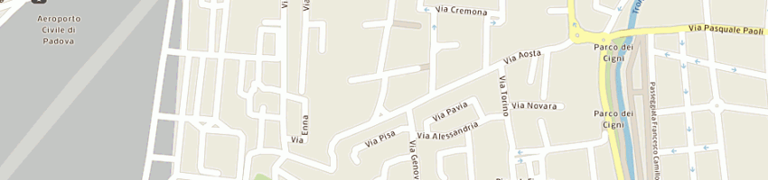 Mappa della impresa viscardi alfonso a PADOVA