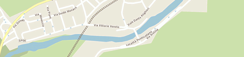Mappa della impresa donoratico srl a AREZZO