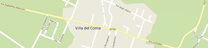 Mappa della impresa mediterranea s s a VILLA DEL CONTE