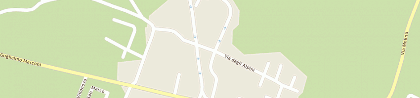 Mappa della impresa mavolo antonio snc di mavolo alessandro e c a VILLA DEL CONTE