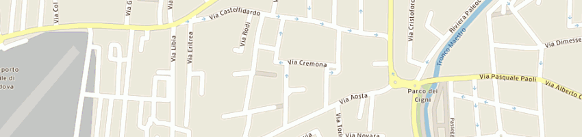 Mappa della impresa centro medico chirurgico di foniatria e di rieducazione a a PADOVA