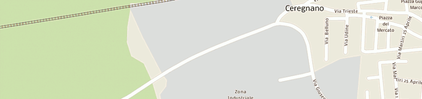 Mappa della impresa ulss n 18 a CEREGNANO