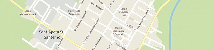 Mappa della impresa zanelli rosanna a SANT AGATA SUL SANTERNO