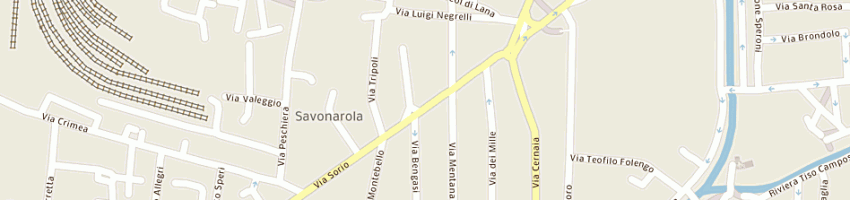 Mappa della impresa studi medici vesalio srl a PADOVA