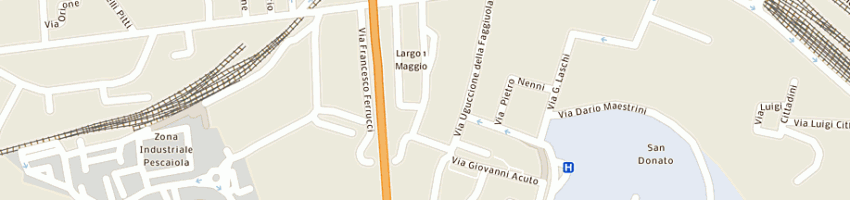 Mappa della impresa ottica flash sas a AREZZO