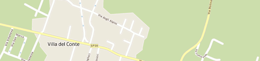 Mappa della impresa del conte srl a VILLA DEL CONTE