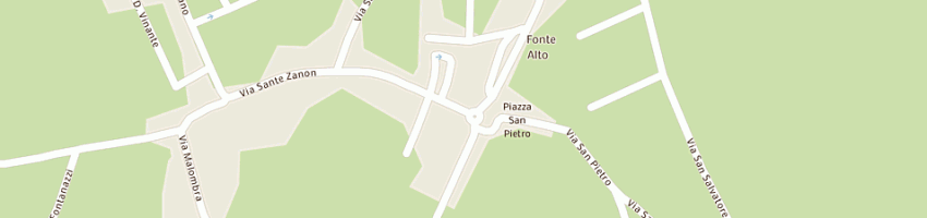 Mappa della impresa ceramiche la rocca snc a FONTE