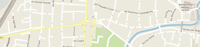 Mappa della impresa utet editrice spa a PADOVA
