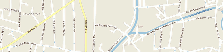 Mappa della impresa peracino paolo a PADOVA